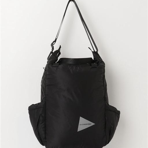 and wander/アンドワンダー/puffer mini ripstop tote bag パファーミニリップストップトートバッグ