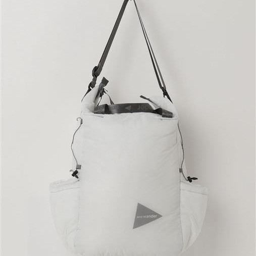 and wander/アンドワンダー/puffer mini ripstop tote bag パファーミニリップストップトートバッグ