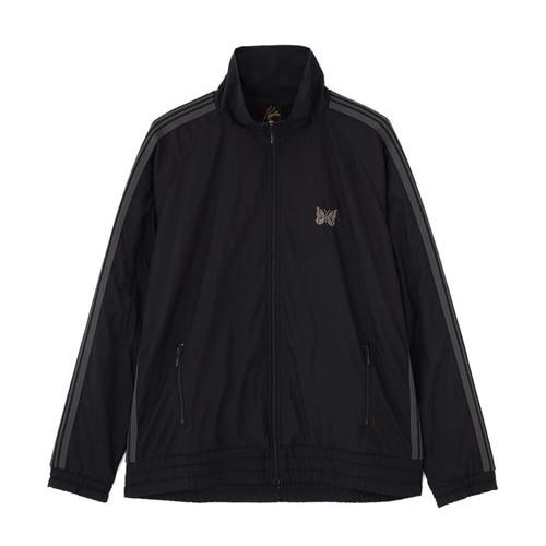 Needles×BEAVER/ニードルズ×ビーバー　別注Track Jacket - NYLON -BLACK- トラックジャケットナイロン