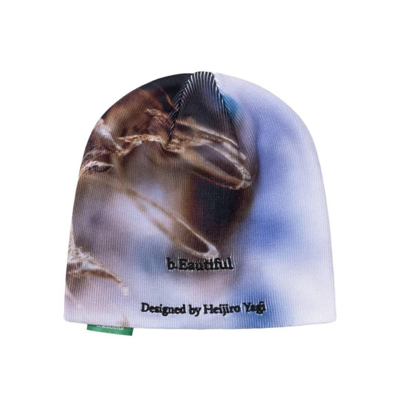 b.Eautiful/ビューティフル/b.Eautiful x Heijiro Yagi untitled.2681 Beanie (Brown) ビーニー