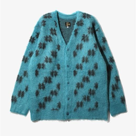 NEEDLES/ニードルズ/MOHAIR CARDIGAN - SNOWFLAKE モヘアカーディガン