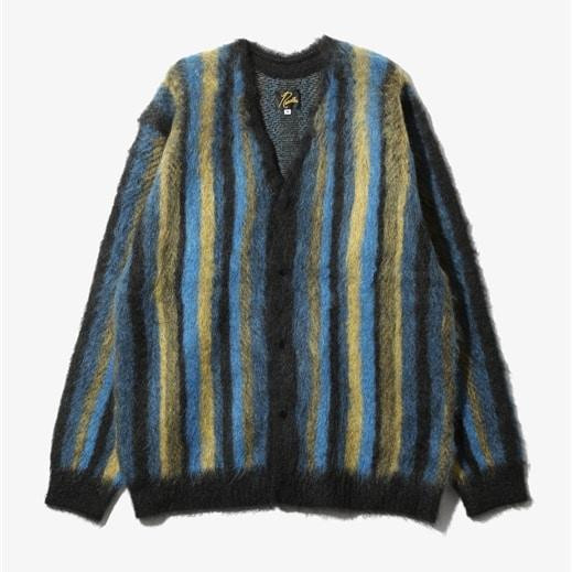 NEEDLES/ニードルズ/MOHAIR CARDIGAN - STRIPE モヘアカーディガン