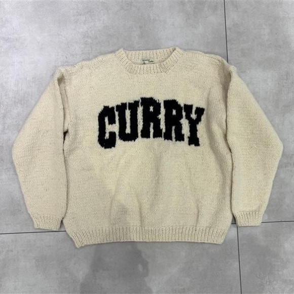 MacMahon Knitting Mills /マクマホンニッティングミルズ/Crew Neck Knit - CURRY
