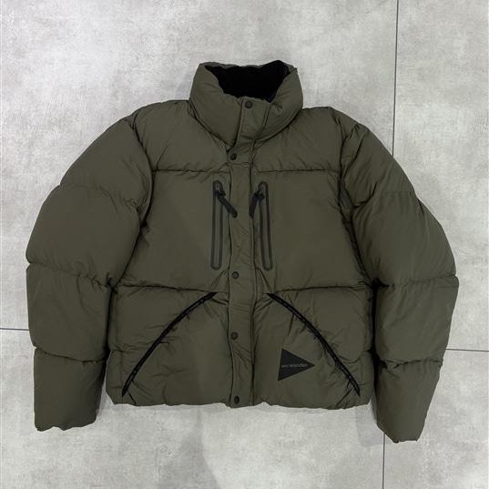 and wander/アンドワンダー/puffer down jacket　パファーダウンジャケット