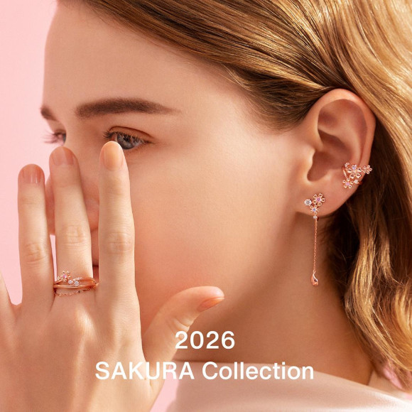 ≪新作ジュエリーのご紹介≫ 2026 SAKURA Collection～空に舞う桜～