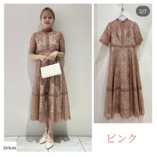 ハシゴレースドレス