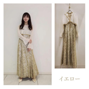 セットアップカシュクールレースドレス