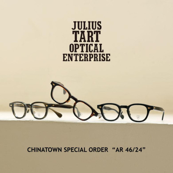 JULIUS TART OPTICAL『CHINATOWN SPECIAL ORDER』　「AR」のクリングスパッド仕様入荷しました！！
