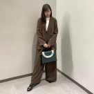 夾克×內褲的套裝搭配♡
