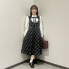 체크무늬가 귀엽다♡ 프레피 코데♩