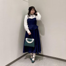 キャミワンピを使ったクラシカルコーデ♡