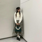 ニット×レースボウタイのレトロクラシカルstyle