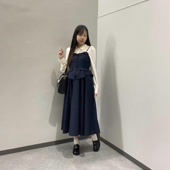 とびきり可愛い形のキャミワンピースが入荷♡