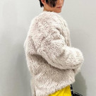 カーリーファーのコート。シーズ...