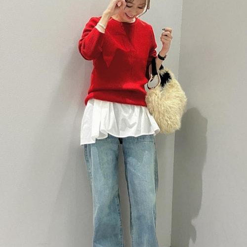 程よいサイズ感と程よい厚みのニ...