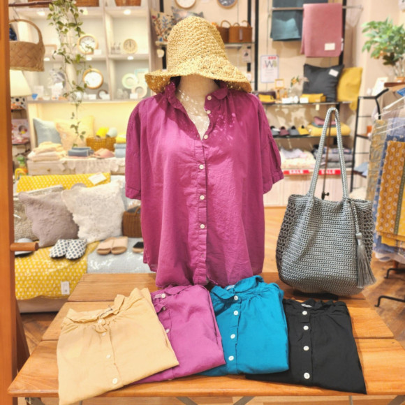 数量限定♪涼しいふわっとボイルブラウス、ワンピース★