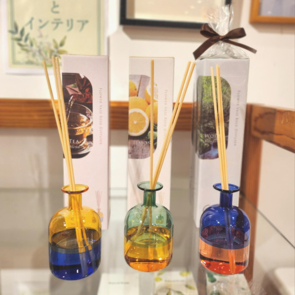 見た目も香りも華やかなディフューザー♪