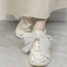 2WAY スカーフリボンボリュームスニーカー