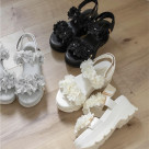 【RANDA】シアーフラワーベルトスポーツサンダル