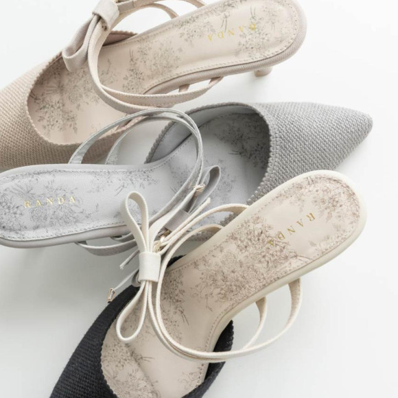 RANDA【2WAYトワルドゥジュイクロスベルト刺繍ミュール】