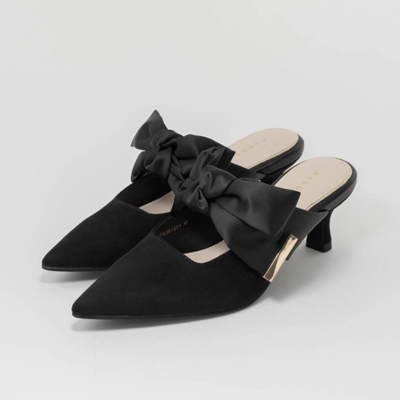 RANDA 新作！【ビッグサテンリボンミュール】