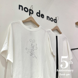 【2階 nop de nod】吉祥寺パルコ店5周年限定色Tシャツ販売のお知らせ＊