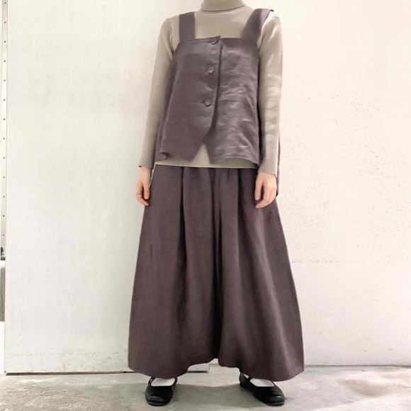 【2階　nop de nod】暖かみのあるサルエルバルーンスカート