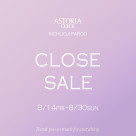 ASTORIA ODIER 吉祥寺パルコ店 閉店のお知らせ
