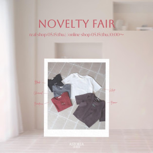 ノベルティフェアのお知らせ♡オリジナル刺繍Tシャツ