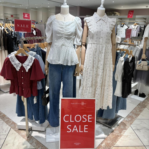 CLOSE SALEがスタートいたしました！