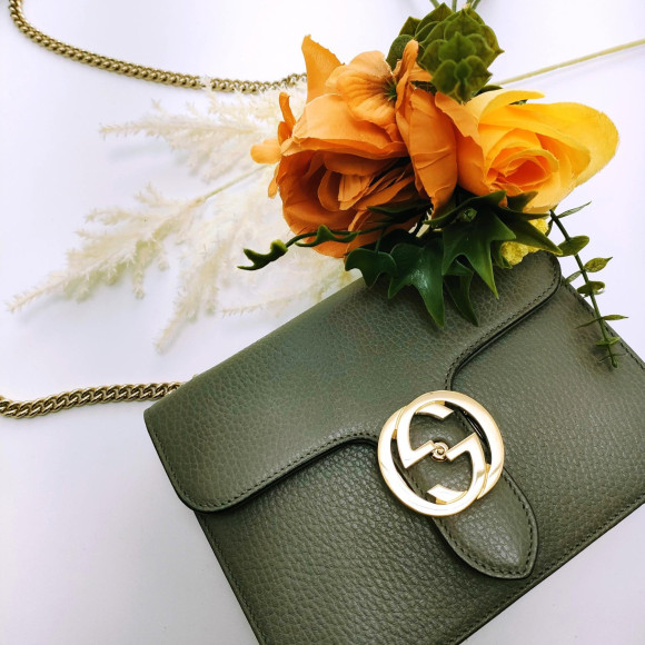 最適合出門★GUCCI國際鎖鏈挎包