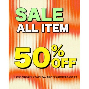 古着全品50%OFF SALE開催！！