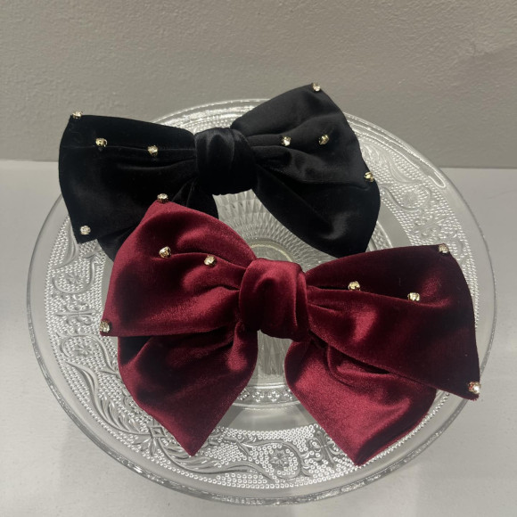 ♡ベロアリボンバレッタ♡