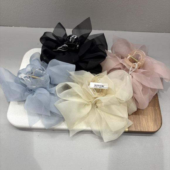 ♡シフォンリボンバンスクリップ♡