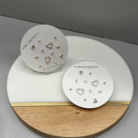 ♡ハートセットピアス♡