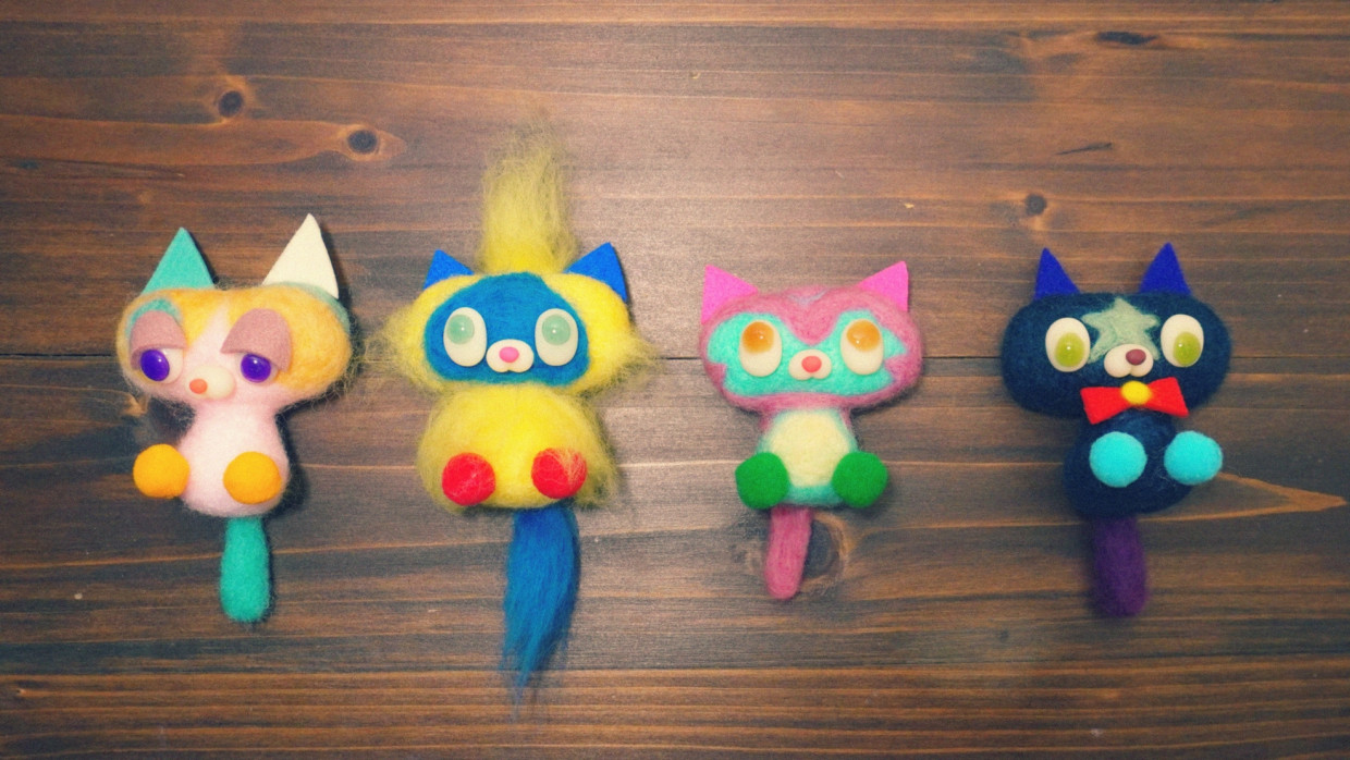 『にゃあーと&かるちゃー』WORKSHOPフェルトで作ろう 『マグネッコ』