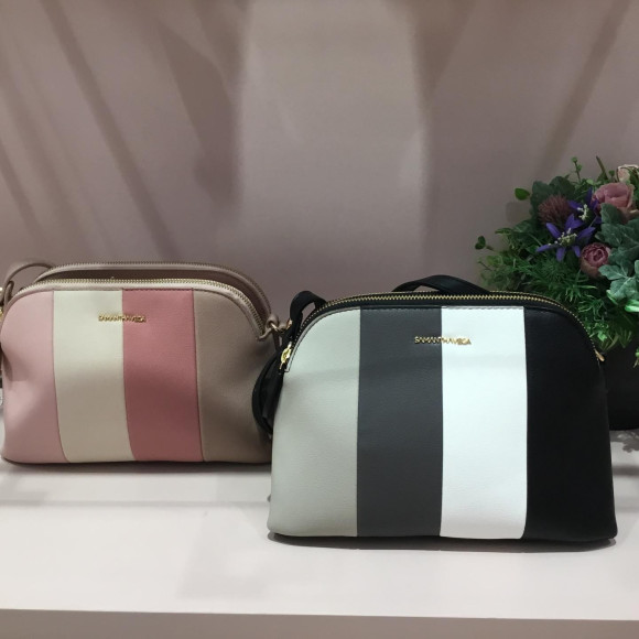 《50%OFF》バイカラーショルダーバッグ