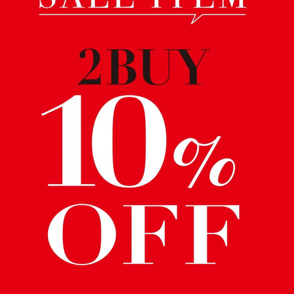 【セール商品限定！2BUY10%OFFキャンペーン】