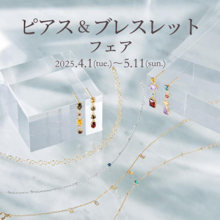 ピアス・ブレスレット　フェア