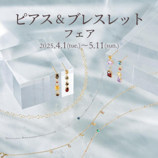 ピアス・ブレスレット　フェア