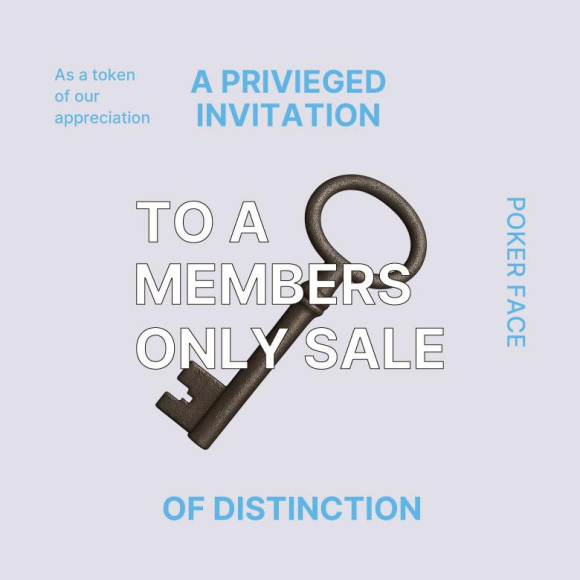 Limited sale for members! Information on the schedule