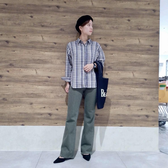 ♡LISA FLARE…PRINT DNIM