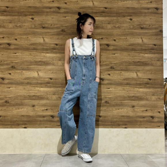 atelier SOMETHING／W KNEE SALOPETTE