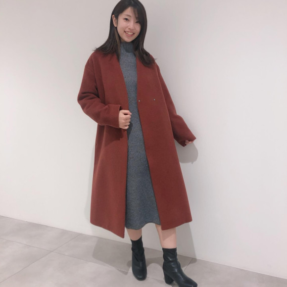 上質素材のウールモッサシャギーコートのご紹介