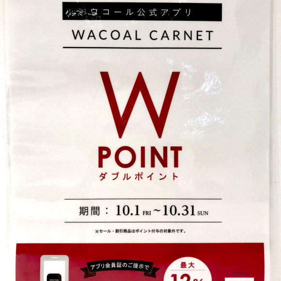 \ Wポイント開催中 /