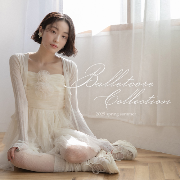 [RANDA (RANDA)] The ballet core collection (March 14th (Friday) is on sale) in a soft and light manner