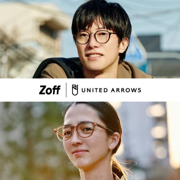 「Zoff｜UNITED ARROWS」から第2弾アイウェアコレクション 春コーデをバージョンアップする「2mile」と、高機能素材を使用した上質ライン「WORK TIME」 3月4日(金)より発売スタート