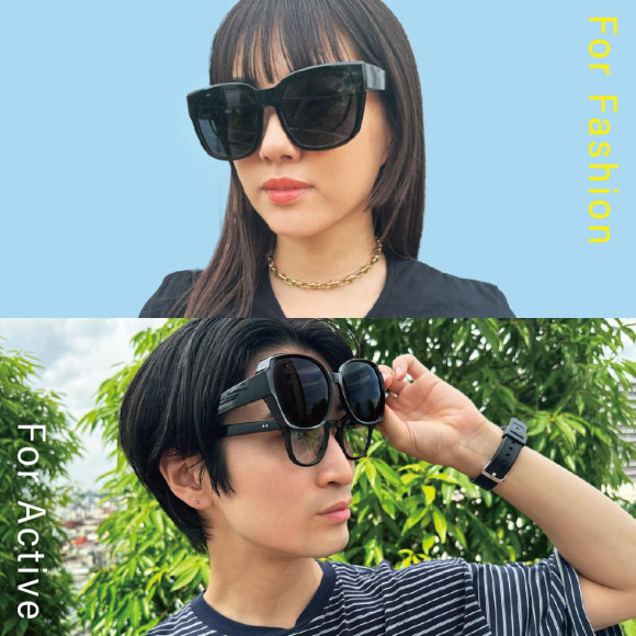 Zoff初!從平時的眼鏡上重疊戴的墨鏡,“Over Glass”新登場。