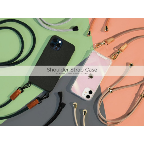 ストラップ付きiPhoneケース☆Shoulder Strap Case