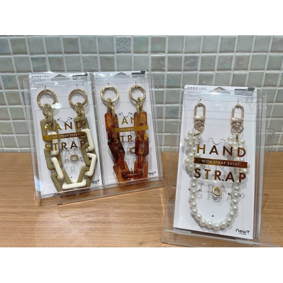 ハンドストラップにキュートな新商品登場♪